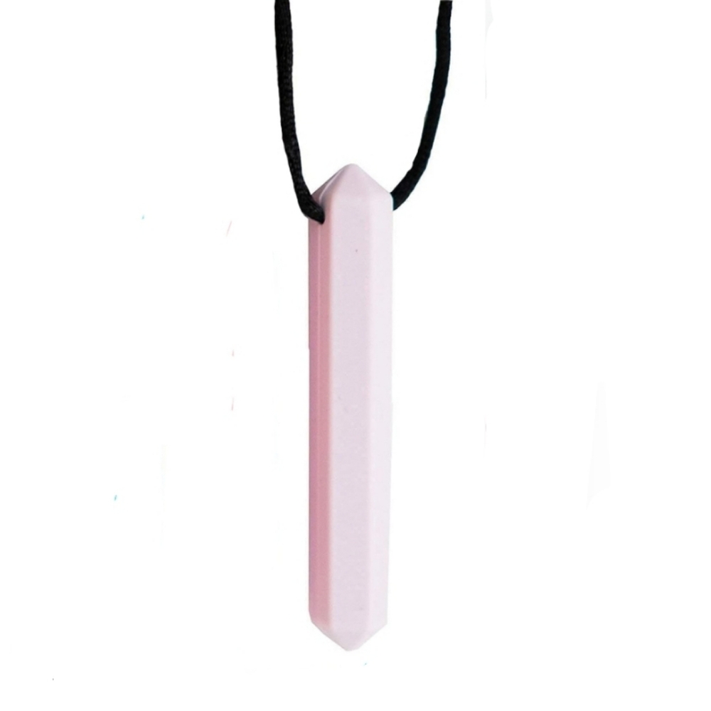 💜 Purple Silicone Chew Gem Necklace